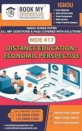 ignou MDE 417 Help Book