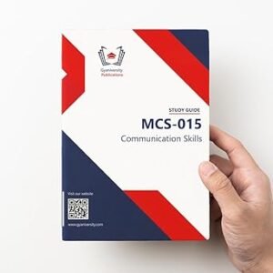 IGNOU MCS 015 Guide Book